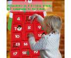 Advent calendar for filling children, fabric advent calendar, Christmas calendar self-filling Santa, advent calendar bags, Christmas calendar