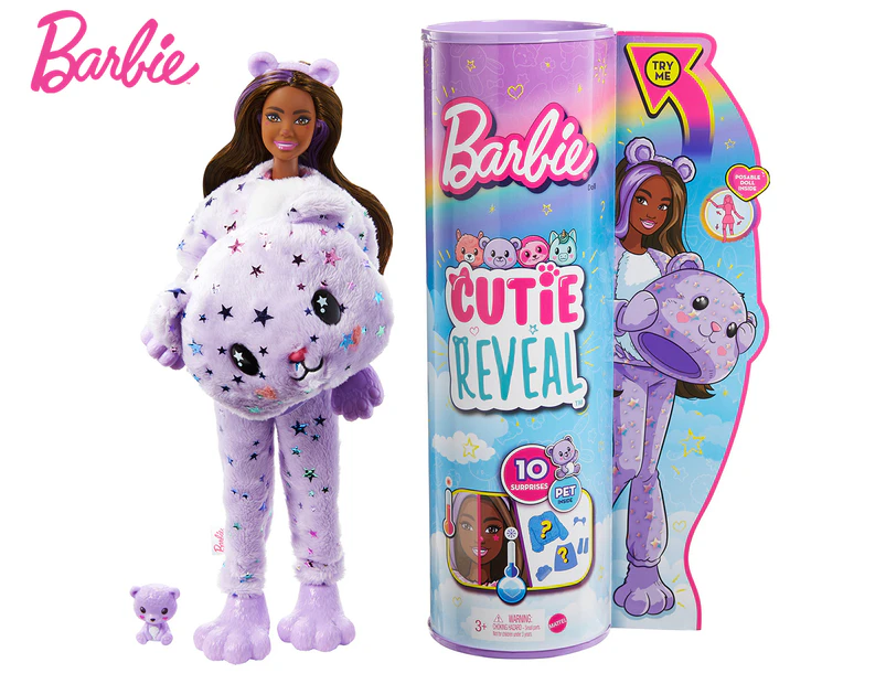 Barbie Cutie Reveal Teddy Doll