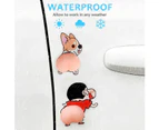 4Pcs 3D Sticker Car Door Collision Avoidance Sticker Cartoons Individuality and Creativity