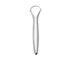 Tartar Removal Tool Non-slip Handle One-piece Molding Big Opening Obvious Effect Remove Food Residuesless Steel Oral Care Mouth Scraper for Travel-A