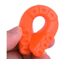 Silicone Sports Teeth Braces Mouth Guard Protector for Boxing Karate Muay Thai-Orange