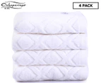 Onkaparinga Diamond Jacquard Hand Towel 4-Pack - White