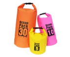 5/10/15/20/30L Outdoor Lightweight Swimming Waterproof Camping Rafting Dry Bag-Yellow 2L