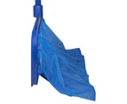 Swimming Pool Pond SPA Fine Leaf Skimmer Rake Mesh Net Leaves Cleaning Tool-Blue