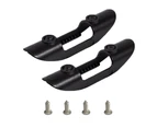 2Pcs Kayak Boat Paddle Plastic Fixing Clip Buckle Holder Watercraft Accessories