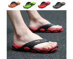 Summer Men\'s Non-slip Multicolor Sandals Slippers Flip-flops Beach Casual Shoes-Green 42