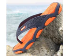 Summer Men\'s Non-slip Multicolor Sandals Slippers Flip-flops Beach Casual Shoes-Grey 43
