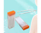 120Pcs/Box Double Head Plastic Toothpick Teeth Cleaning Stick Brush Oral Care