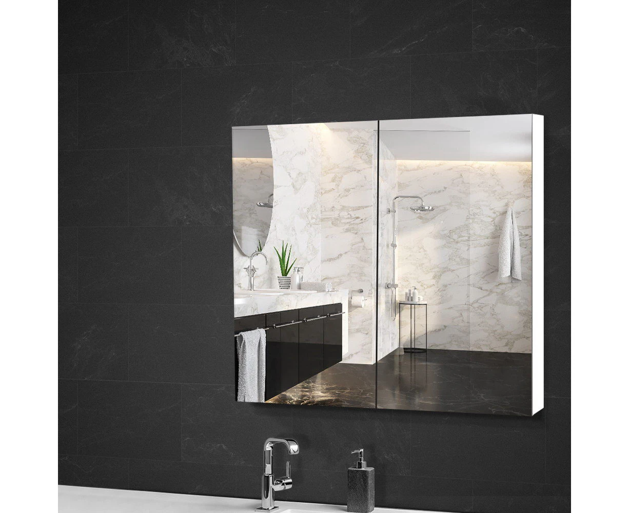 Cefito Bathroom Mirror Cabinet 750x720mm White