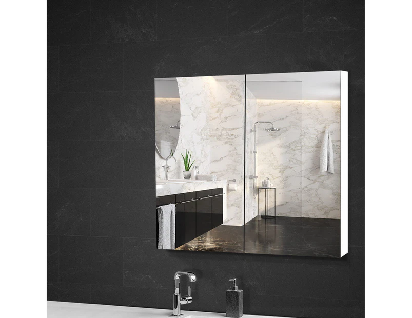 Cefito Bathroom Mirror Cabinet 750x720mm White