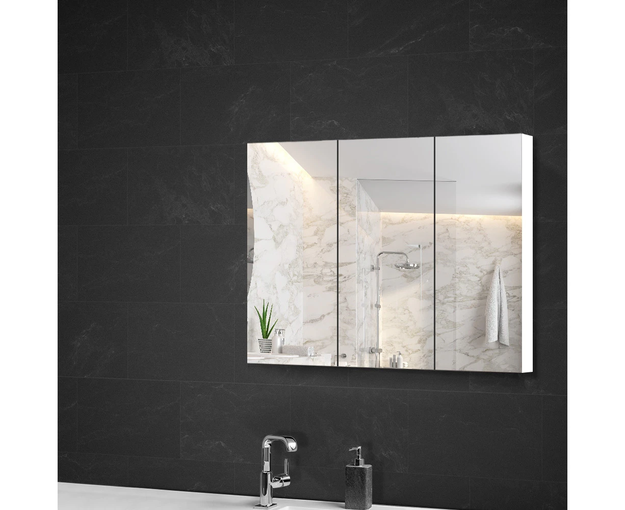 Cefito Bathroom Shaving Cabinet Mirror Vanity Medicine Wall Storage 900mmx720mm