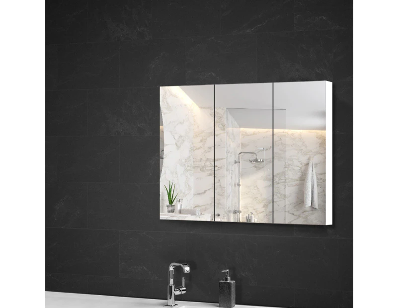 Cefito Bathroom Shaving Cabinet Mirror Vanity Medicine Wall Storage 900mmx720mm