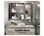 Cefito Bathroom Mirror Cabinet 900x720mm Oak