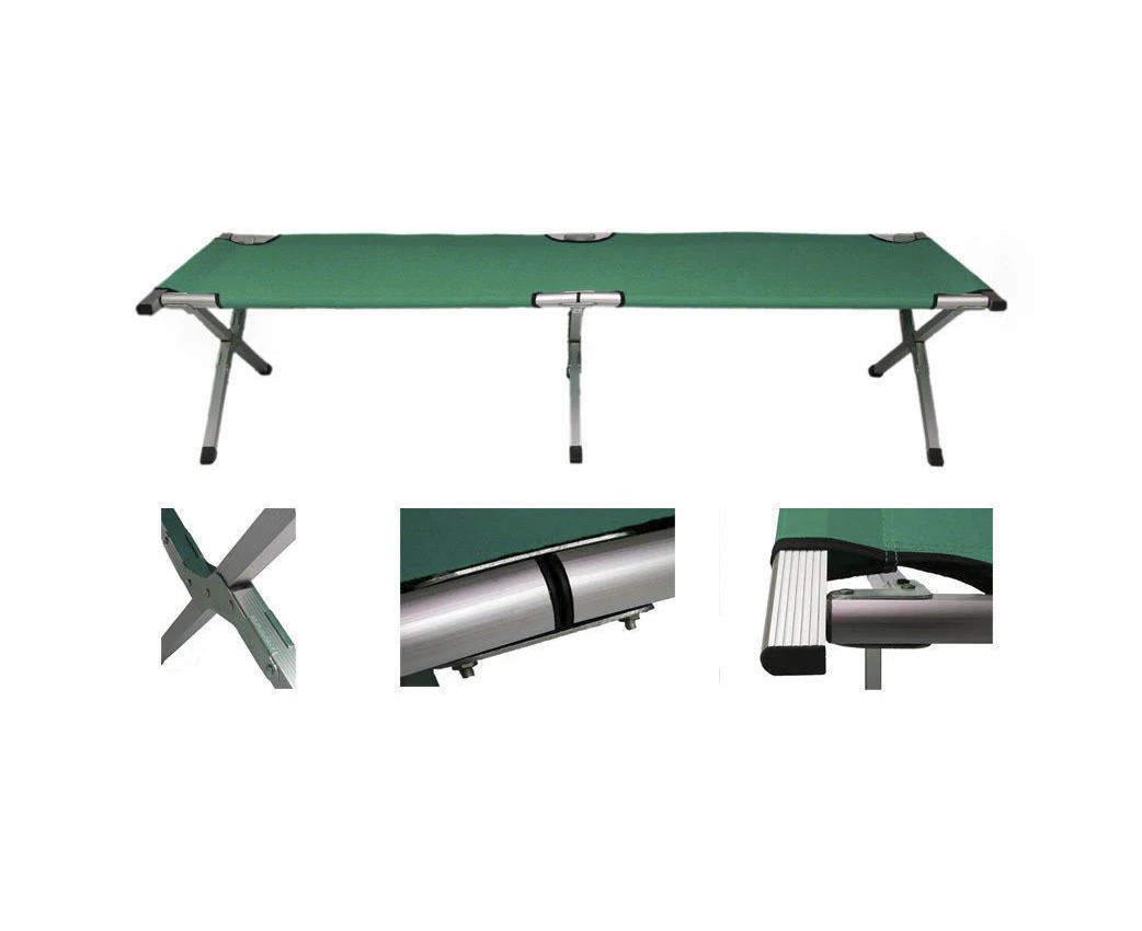 Folding Camping Bed Stretcher Light Weight Camp Portable w/ Carry Bag