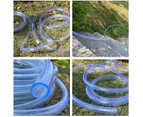 (3/16" ID, 3M Length) - Quickun Industrial Grade Plastic PVC Vinyl Tubing, 0.5cm ID x 0.6cm OD Clear Tube BPA Free Heavy Duty, 3m