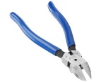 1Pcs 20cm Blue Diagonal Flush Wire Cutting Pliers Precision Side Cutters Pliers Ideal for Clean Cut and Precision Cutting Needs