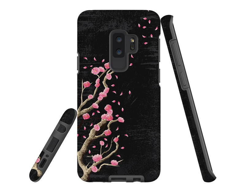 For Samsung Galaxy S9+ Plus Case Tough Protective Cover Plum Blossoming