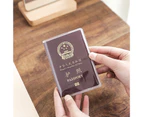 Passport Cover Functional Waterproof Transparent Resealable Clear Passport Protection for Travel-Clear