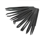 VETUS Anti-static Plastic Tweezers Heat Resistant Carbon Fiber Crafts Hand Clip 702 703 704 705 706 707 708 709 - 708