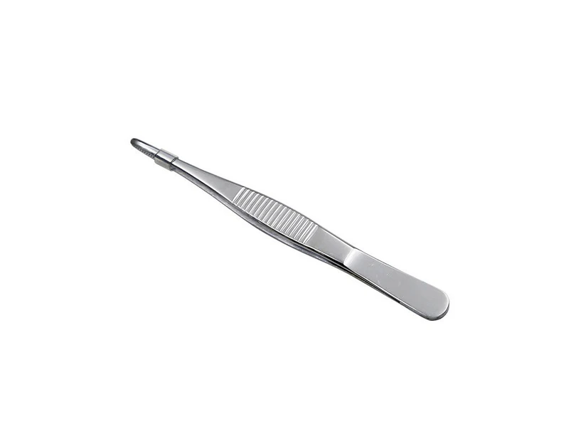 Vetus Professional Surgical Medical Tweezers Stainless Steel Round Tip Serrated Forceps 125mm ~ 250mm - MT-125