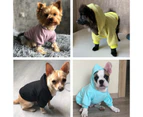 New Winer Dog Clothes Pure Design Cat Dog Hoodie Autumn Winter Dog Coat Jacket Puppy Chihuahau Pet Apparel Ropa Perro Pug - Royal blue