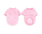 Cute Pet Clothes Soft Puppy Kitten Pet Coats For Small Medium Dogs Cats Warm Winter Dog Cat Jacket Clothing Chihuahua XS-2XL - Pink