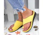 Summer Beach Clip Toe Faux Leather Slide Sandals Shoes Women Flat Flip-Flops-Leopard Print*