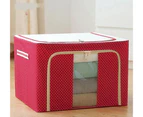 Home Storage Foldable Storage Box Organizer - Red