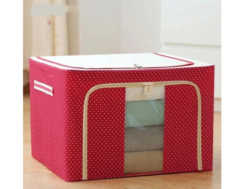 Home Storage Foldable Storage Box Organizer - Red