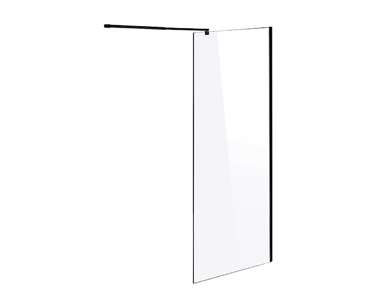 1100 x 2100mm Frameless 10mm Safety Glass Shower Screen