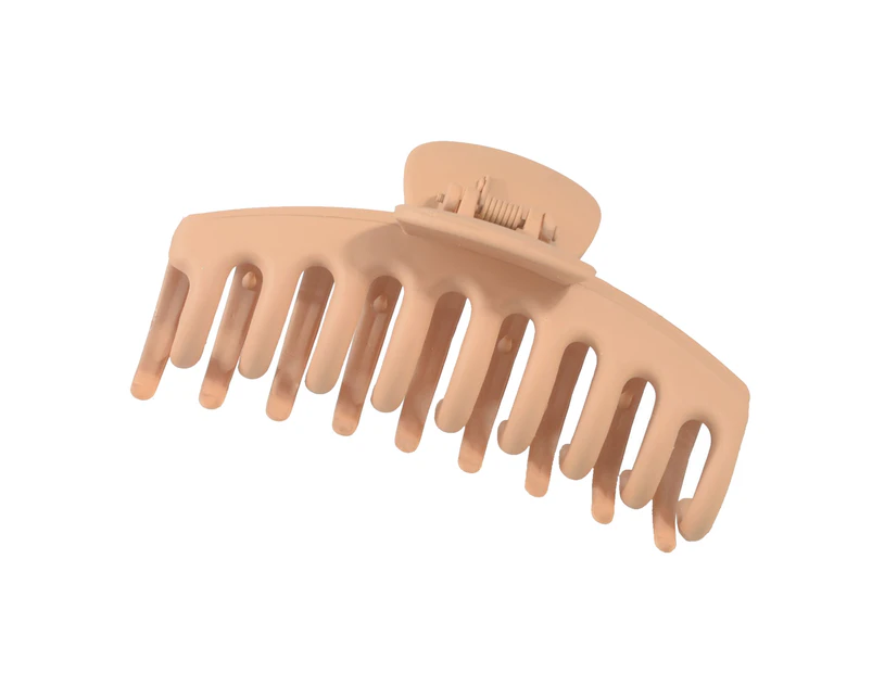 Non-slip Crossing Teeth Metal Spring Hair Claw Frosted Large Bath Hair Clip  Hair Accessories-#9 .au