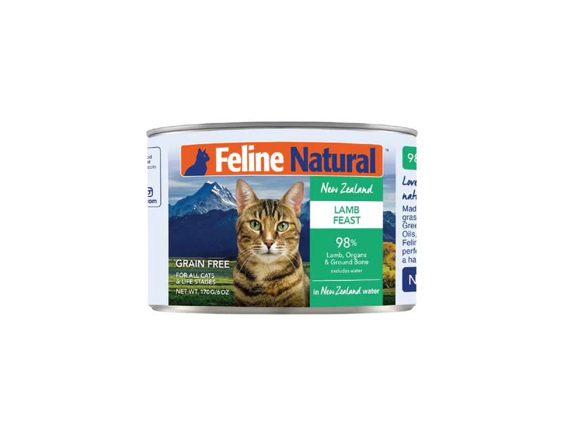 Feline Natural Lamb Feast Wet Cat Food 12x170g