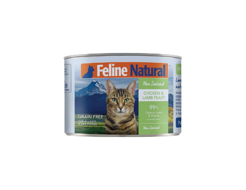 Feline Natural Chicken & Lamb Feast Wet Cat Food 12x170g