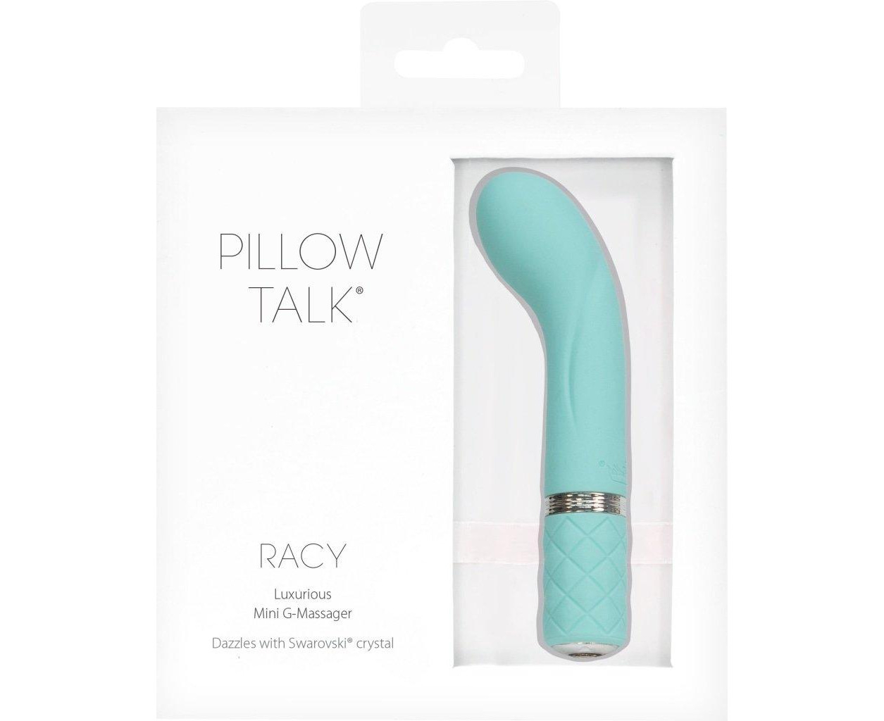 Pillow Talk Racy Silicone Rechargeable G-Spot Mini Vibrator - Purple/R