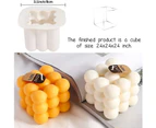 DIY Candles Mould 3D Soy Candle Silicone Molds Candle Making Supplies Silicone Mold Handmade Soap Ornament Mold