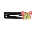 Hair Clip Gradient Decorative Bronzing Women Baby Girl Butterfly Barrette Hairpin Ornaments for Party-C