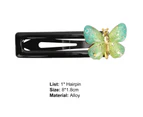Hair Clip Gradient Decorative Bronzing Women Baby Girl Butterfly Barrette Hairpin Ornaments for Party-B
