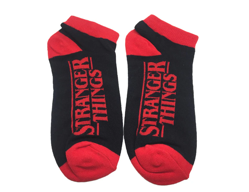 Stranger Things Couples Ankle Socks Trainers Socks One Size Unisex Womens Men - B
