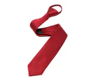 Tied tie for men and Pretied tie for boys - Twill Burgundy