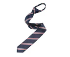Men's tie classic silk tie woven jacquard tie - Red stripe