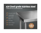 Cefito 610x610mm Stainless Steel Kitchen Bench 430