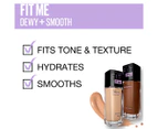 Maybelline Fit Me Dewy + Smooth Foundation 30mL - Sun Beige