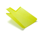 Plastic Non-slip Chopping Board Folding Cutting Plate Mat Kitchen Cooking Tool-Yellow Green