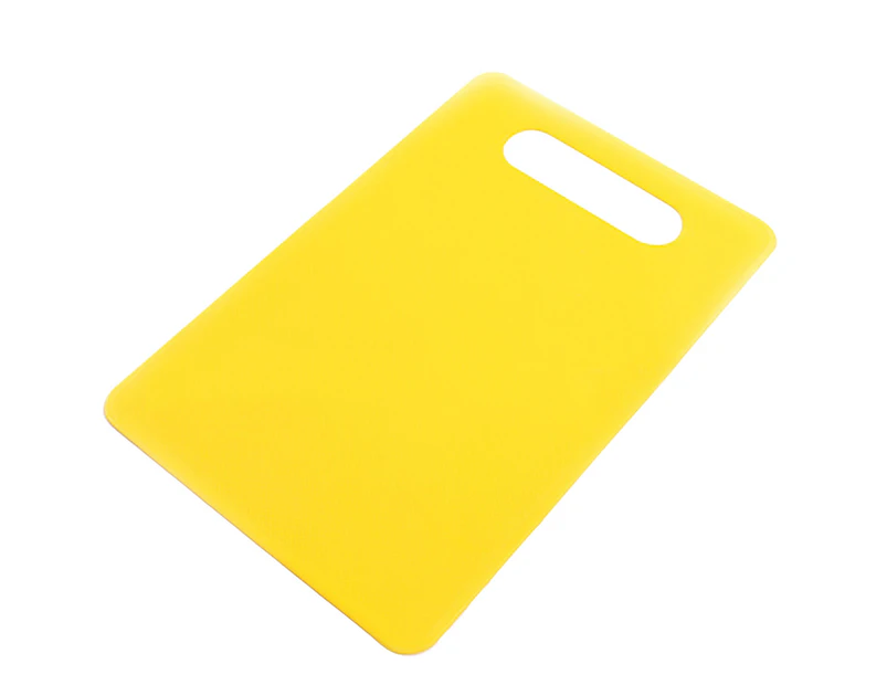 Cutting Board Anti-slip Kitchen Tool Candy Color Chopping Board Food Cutting Block Mat for Kitchen-Yellow