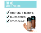 Maybelline Fit Me Matte + Poreless Foundation 30mL - Classic Beige