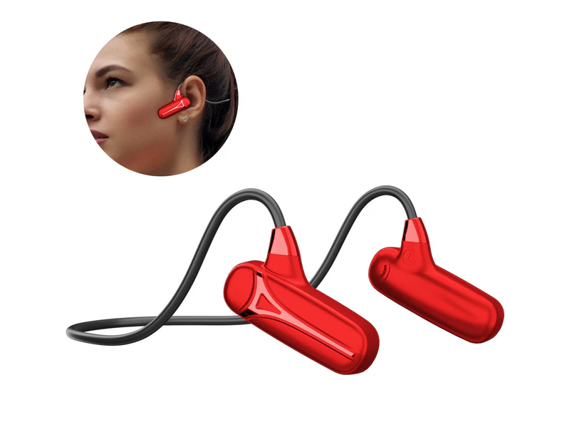 Open Ear Wireless Bone Conduction Headphones with Bluetooth Microphone