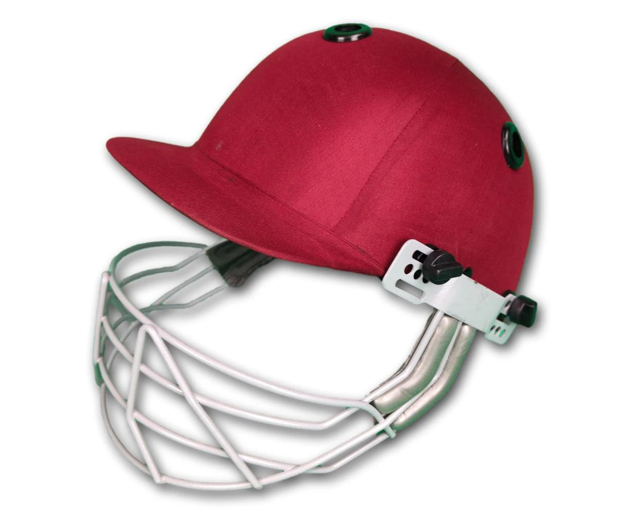 Buffalo Sports Pro Series Cricket Helmet Maroon