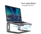 WIWU Laptop Desk Stand Metal Holder for 10 to 15.6 Inches Macbook Notebook-Grey