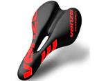 Venzo Comfortable Bike Bicycle Saddle Seat - For MTB, Road, Exercise, Trekking, Folding, Hybrid & Cruiser Bikes - XC Saddle Seat - Red
