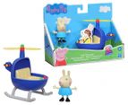 Peppa Pig 2-Piece Rebecca Rabbit & Little Helicopter Toy Set